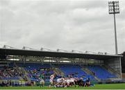 19 September 2015; A view of the action between Leinster and Ulster. U19 Interprovincial Rugby Championship, Round 3, Leinster v Ulster. Donnybrook Stadium, Donnybrook, Dublin. Picture credit: Sam Barnes / SPORTSFILE