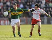 15 February 2009; Declan O'Sullivan, Kerry, in action against Davy Harte, Tyrone. Allianz National Football League, Division 1, Round 2, Tyrone v Kerry, Healy Park, Omagh, Co. Tyrone. Picture credit: Oliver McVeigh / SPORTSFILE