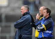 29 March 2009; Clare manager Mike McNamara, left, with selectors Ollie Baker and Alan Cunningham, right. Allianz GAA NHL Division 1, Round 5, Clare v Kilkenny, Cusack Park, Ennis, Co. Clare. Picture credit: Brian Lawless / SPORTSFILE
