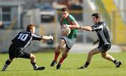 4 April 2009; Tom Parsons, Mayo, in action against Gary Gaughan, left, and Stephen Gilmartin, Sligo. Cadbury Connacht U21 Football Championship Final, Sligo v Mayo, Markievicz Park, Sligo. Photo by Sportsfile