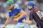 5 April 2009; Shane Maher, Tipperary, in action against Andrew Smith, Galway. Allianz GAA NHL Division 1 Round 6, Galway v Tipperary, Pearse Stadium, Galway. Picture credit: David Maher / SPORTSFILE