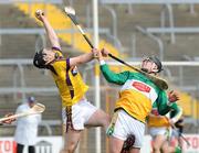 5 April 2009; Michael Jacob, Wexford, in action against Derek Molloy, Offaly. Allianz GAA NHL Division 2 Round 6, Wexford v Offaly, Wexford Park, Wexford. Picture credit: Matt Browne / SPORTSFILE