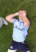 5 April 2009; Paddy Andrews, Dublin, celebrates at the end of the game. Cadbury Leinster U21 Football Championship Final, Laois v Dublin, O'Moore Park, Portlaoise, Co. Laois. Photo by Sportsfile