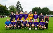 19 September 2015; The Wolfe Tones squad. FBD7s Senior All Ireland Football 7s at Kilmacud Crokes. Semi-Final, Kilmacud Crokes, Dublin v Wolfe Tones, Meath. Glenalbyn House, Stillorgan, Co. Dublin. Picture credit: Piaras Ó Mídheach / SPORTSFILE