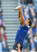 12 September 2015; Mike McCarthy, Leinster. Guinness PRO12, Round 2, Leinster v Cardiff Blues, RDS, Ballsbridge, Dublin. Picture credit: Ramsey Cardy / SPORTSFILE