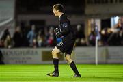 19 September 2015; St Patrick's Athletic goalkeeper Conor O'Malley celebrates after saving the last penalty to win the game. EA Sports Cup Final, Galway United v St Patrick’s Athletic. Eamonn Deacy Park, Galway. Picture credit: Matt Browne / SPORTSFILE