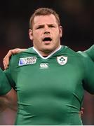 19 September 2015; Mike Ross, Ireland. 2015 Rugby World Cup, Pool D, Ireland v Canada. Millennium Stadium, Cardiff, Wales. Picture credit: Stephen McCarthy / SPORTSFILE