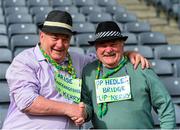 20 September 2015; Kerry supporters Richard Walsh, left, from Knocknagoshel, and Michael Walsh, from Hedley Bridge, ahead of the game. GAA Football All-Ireland Senior Championship Final, Dublin v Kerry, Croke Park, Dublin. Picture credit: Piaras Ó Mídheach / SPORTSFILE