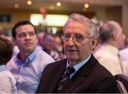 19 September 2015; Tipperary’s Jimmy Finn who captained his side to All-Ireland glory in 1951 when he received the GPA Lifetime Achievement Awards for hurling and football respectively at the GPA Former Players Event in Croke Park. Over 400 former county footballers and hurlers gathered at the annual lunch which is now in its third year. The event is part of the GPA’s efforts to develop an active player alumi. Croke Park, Dublin. Picture credit: Ray McManus / SPORTSFILE