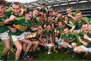 20 September 2015; Kerry players celebrate with the cup. Electric Ireland GAA Football All-Ireland Minor Championship Final, Kerry v Tipperary, Croke Park, Dublin. Picture credit: Ray McManus / SPORTSFILE