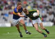 20 September 2015; Gavin White, Kerry, in action against Liam Fahy, Tipperary. Electric Ireland GAA Football All-Ireland Minor Championship Final, Kerry v Tipperary, Croke Park, Dublin. Picture credit: Stephen McCarthy / SPORTSFILE