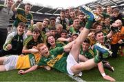 20 September 2015; Kerry players celebrate after the game. Electric Ireland GAA Football All-Ireland Minor Championship Final, Kerry v Tipperary, Croke Park, Dublin. Picture credit: David Maher / SPORTSFILE