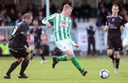 10 April 2009; Chris Shields, Bray Wanderers, in action against Chris Turner, Dundalk. League of Ireland Premier Division, Bray Wanderers v Dundalk. Carlisle Grounds, Bray. Picture credit: Matt Browne / SPORTSFILE