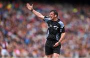 6 September 2015; Referee Paud O'Dwyer. Electric Ireland GAA Hurling All-Ireland Minor Championship Final, Galway v Tipperary, Croke Park, Dublin. Picture credit: Stephen McCarthy / SPORTSFILE