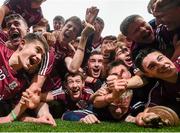 6 September 2015; Galway players celebrate following their victory. Electric Ireland GAA Hurling All-Ireland Minor Championship Final, Galway v Tipperary, Croke Park, Dublin. Picture credit: Stephen McCarthy / SPORTSFILE