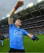 20 September 2015; Dublin's Paddy Andrews celebrates following his side's victory. GAA Football All-Ireland Senior Championship Final, Dublin v Kerry, Croke Park, Dublin. Picture credit: Stephen McCarthy / SPORTSFILE