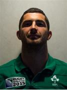 21 September 2015; Ireland's Rob Kearney poses for a portrait after a press conference. Ireland Rugby Press Conference, 2015 Rugby World Cup, St George's Park, Burton-upon-Trent, England. Picture credit: Brendan Moran / SPORTSFILE