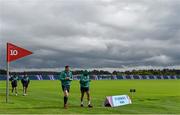 21 September 2015; Ireland's Donnacha Ryan and Simon Zebo, right, arrive for squad training. Ireland Rugby Squad Training, 2015 Rugby World Cup, St George's Park, Burton-upon-Trent, England. Picture credit: Brendan Moran / SPORTSFILE