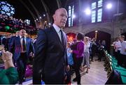 21 September 2015; Ireland captain Paul O'Connell leads his team into Burton Town Hall during a welcome ceremony. Ireland Welcome Ceremony, 2015 Rugby World Cup, Burton Town Hall, Burton-upon-Trent, England. Picture credit: Brendan Moran / SPORTSFILE