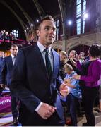 21 September 2015; Ireland's Tommy Bowe arrives for a welcome ceremony. Ireland Welcome Ceremony, 2015 Rugby World Cup, Burton Town Hall, Burton-upon-Trent, England. Picture credit: Brendan Moran / SPORTSFILE