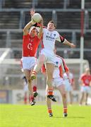 12 April 2009; Alan O'Connor, Cork, in action against Kieran Toner, Armagh. Allianz GAA National Football League, Division 2, Round 7, Cork v Armagh, Pairc Ui Chaoimh, Cork. Picture credit: Pat Murphy / SPORTSFILE *** Local Caption ***