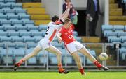 12 April 2009; Daniel Goulding, Cork, in action against Ray Carey, Armagh. Allianz GAA National Football League, Division 2, Round 7, Cork v Armagh, Pairc Ui Chaoimh, Cork. Picture credit: Pat Murphy / SPORTSFILE *** Local Caption ***