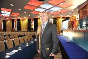 17 April 2009; GAA President elect Christy Cooney arrives for the 2009 GAA Annual Congress. Rochestown Park Hotel, Cork. Picture credit: Ray McManus / SPORTSFILE