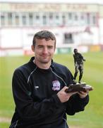 16 April 2009; Galway United player Derek O'Brien who was presented with the SWAI Player of the Month award for March. Terryland Park, Galway. Picture credit: Ray Ryan / SPORTSFILE