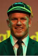 21 September 2015; Ireland captain Paul O'Connell after receiving his World Cup caps during the Ireland Squad Rugby World Cup Official Welcome Ceremony. Ireland Welcome Ceremony, 2015 Rugby World Cup, Burton Town Hall, Burton-upon-Trent, England. Picture credit: Brendan Moran / SPORTSFILE