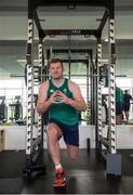 22 September 2015; Ireland's Donnacha Ryan in action during a gym session. 2015 Rugby World Cup, Ireland Rugby Squad Training. St George's Park, Burton-upon-Trent, England. Picture credit: Brendan Moran / SPORTSFILE