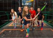 22 September 2015; Pictured at the launch of the inaugural EY Hockey League are, left to right, Katie Mullan, Peter Caruth, Chloe Watkins, Matthew Bell, and Alan Sothern. For the first time ever the EY Hockey League will see the best teams in Ireland competing against each other week in week out for 18 competitive rounds. The league will play home to many of Ireland’s current international stars as well as a wealth of aspiring talent and team stalwarts. Launch of The EY Hockey League. EY, Harcourt Centre, Harcourt St, Dublin 2. Picture credit: Cody Glenn / SPORTSFILE