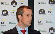 22 September 2015; Pictured at the launch of the inaugural EY Hockey League is EY Partner, Simon MacAllister. For the first time ever the EY Hockey League will see the best teams in Ireland competing against each other week in week out for 18 competitive rounds. The league will play home to many of Ireland’s current international stars as well as a wealth of aspiring talent and team stalwarts. Launch of The EY Hockey League. EY, Harcourt Centre, Harcourt St, Dublin 2. Picture credit: Piaras Ó Mídheach / SPORTSFILE