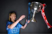 22 September 2015; In attendence at a photocall ahead of the TG4 All-Ireland Junior, Intermediate and Senior Ladies Football Championship Finals on Sunday next is Dublin footballer Carla Rowe. TG4 All-Ireland Ladies Football Championship Finals Captains Day. Croke Park, Dublin. Photo by Sportsfile