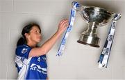 22 September 2015; In attendence at a photocall ahead of the TG4 All-Ireland Junior, Intermediate and Senior Ladies Football Championship Finals on Sunday next is Waterford captain Linda Wall. TG4 All-Ireland Ladies Football Championship Finals Captains Day. Croke Park, Dublin. Photo by Sportsfile