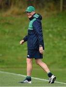 23 September 2015; Ireland head coach Joe Schmidt during squad training. 2015 Rugby World Cup, Ireland Rugby Squad Training. St George's Park, Burton-upon-Trent, England. Picture credit: Brendan Moran / SPORTSFILE