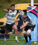 23 September 2015; Ireland's Rob Kearney, left, and Donnacha Ryan in action during squad training. 2015 Rugby World Cup, Ireland Rugby Squad Training. St George's Park, Burton-upon-Trent, England. Picture credit: Brendan Moran / SPORTSFILE