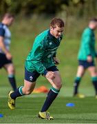23 September 2015; Ireland's Paddy Jackson in action during squad training. 2015 Rugby World Cup, Ireland Rugby Squad Training. St George's Park, Burton-upon-Trent, England. Picture credit: Brendan Moran / SPORTSFILE