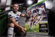 23 September 2015; EA SPORTS™ are celebrating the launch of FIFA 16 with the creation of an exclusive League of Ireland FIFA 16 cover which features Dundalk FC's Andy Boyle. Fans can download this special sleeve for free when the game launches this #FIFA16THURSDAY from https://www.easports.com/uk/fifa/club-packs/league-of-ireland. The two players, who will appear alongside the FIFA 16 global cover star Lionel Messi, were selected after topping a poll vote hosted on Extratime.ie. HMV, Henry Street, Dublin. Picture credit: David Maher / SPORTSFILE
