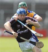 19 April 2009; Damien Hayes, Galway, in action against Conor McMahon, Clare. Allianz GAA National Hurling League, Division 1, Round 7, Clare v Galway, Cusack Park, Ennis, Co. Clare. Picture credit: Ray Ryan / SPORTSFILE