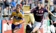 19 April 2009; Brian O'Connell, Clare, in action against Eoin Lynch, Galway. Allianz GAA National Hurling League, Division 1, Round 7, Clare v Galway, Cusack Park, Ennis, Co. Clare. Picture credit: Ray Ryan / SPORTSFILE