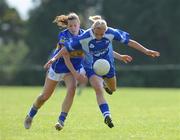 19 April 2009; Elaine Power, Waterford, in action against Barbara Ryan, Tipperary. Bord Gais Energy Ladies NFL Division 2 Semi-Final, Tipperary v Waterford, Bansha, Co. Tipperary. Picture credit: Diarmuid Greene / SPORTSFILE