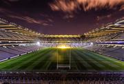 20 September 2015; A general view of Croke Park overnight. GAA Football All-Ireland Senior Championship Final, Dublin v Kerry, Croke Park, Dublin. Picture credit: Ramsey Cardy / SPORTSFILE