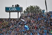 20 September 2015; Supporters on Hill 16. GAA Football All-Ireland Senior Championship Final, Dublin v Kerry, Croke Park, Dublin. Picture credit: Ramsey Cardy / SPORTSFILE