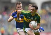 20 September 2015; Michael Foley, Kerry, in action against Tadhg Fitzgerald, Tipperary. Electric Ireland GAA Football All-Ireland Minor Championship Final, Kerry v Tipperary, Croke Park, Dublin. Picture credit: Ramsey Cardy / SPORTSFILE