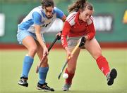 26 April 2009; Grace Irwin, Pegasus, in action against Elaine O'Neill, UCD. ESB Irish Senior Women's Cup Final, Pegasus v UCD, National Hockey Stadium, UCD, Dublin. Picture credit: David Maher / SPORTSFILE