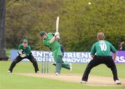 26 April 2009; Paul Striling, Ireland, hits a six. Friends Provident Trophy, Ireland v Worcestershire, Stormont, Belfast, Co. Antrim. Picture credit: Oliver McVeigh / SPORTSFILE