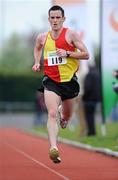 26 April 2009; Winner of the Woodie’s DIY/AAI 10K Road Race Championships Sean Connolly, No 119, Tallaght Athletic Club, makes his way to the finish line. Claremont Stadium Club, Navan, Co. Meath. Picture credit: Matt Browne / SPORTSFILE
