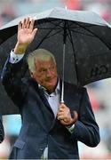 20 September 2015; Billy Morgan, member of the Cork 1990 Jubilee Football team, during their presentation to the crowd before the game. GAA Football All-Ireland Senior Championship Final, Dublin v Kerry, Croke Park, Dublin. Picture credit: Piaras Ó Mídheach / SPORTSFILE