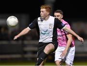 25 September 2015; Stephen Dunne, Athlone Town, in action against Conor Whittle, Wexford Youths. League of Ireland, First Division, Wexford Youths v Athlone Town, Ferrycarrig Park, Wexford Picture credit: Matt Browne / SPORTSFILE