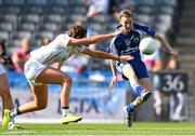 27 September 2015; Aileen Wall, Waterford, in action against Rachel Reidy, Kildare. TG4 Ladies Football All-Ireland Intermediate Championship Final, Kildare v Waterford, Croke Park, Dublin. Picture credit: Ramsey Cardy / SPORTSFILE